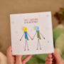 Personalised First Christmas Mr And Mr Couple Card, thumbnail 2 of 3