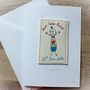 Personalised New Baby Card, Embroidered, thumbnail 1 of 8