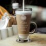 Personalised Pumpkin Latte Glass, thumbnail 1 of 5
