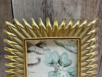 Gold Starburst Photo Picture Frame 6x4 Inch, 4 of 9