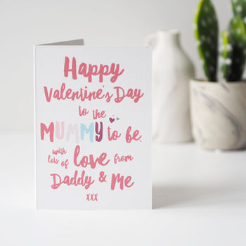 Mummy To Be Valentine's Day Card From The Bump, 2 of 4