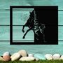 Metal Horse Horse Wall Art Decor For Stables, thumbnail 1 of 10