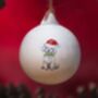 Bichon Frise Ceramic Bauble, thumbnail 1 of 2