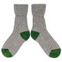 Recycled Silk And Lambswool Blend Cosy Ribbed Socks, thumbnail 6 of 12