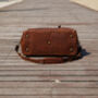 Genuine Leather Holdall In Russet Brown, thumbnail 5 of 12