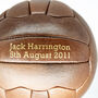 Personalised Vintage 18 Panel Leather Football, thumbnail 1 of 3
