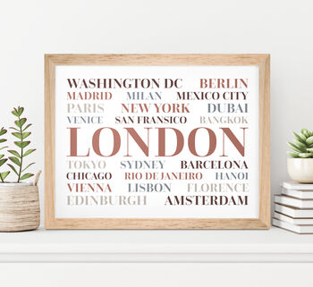 Your Favourite Words Personalised Typography Print, 5 of 12