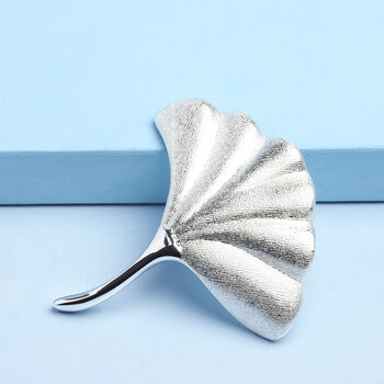G Decor Silver Leaves Door Knobs, 2 of 4