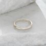 Hammered Dome Stacking Ring Sterling Silver, thumbnail 2 of 4