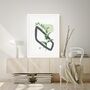 Vintage Plants With Shapes Art Print, thumbnail 1 of 6