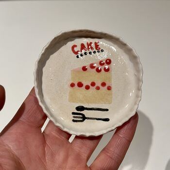 Mini Illustrated Ceramic Handmade Ring Dish, 3 of 10