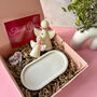 Angel Christmas Candles And Trinket Tray Gift Set, thumbnail 1 of 3
