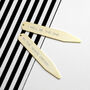 Personalised Secret Message Collar Stiffeners, thumbnail 4 of 6