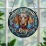 Dachshund Dapple Memorial Suncatcher, thumbnail 5 of 6