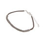 Grey Leather Trim Necklace And Bracelet Set, thumbnail 4 of 10