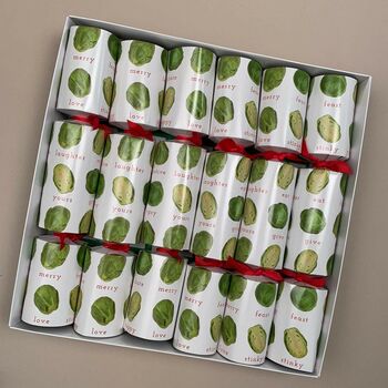 Festive Sprout Christmas Crackers, 3 of 3