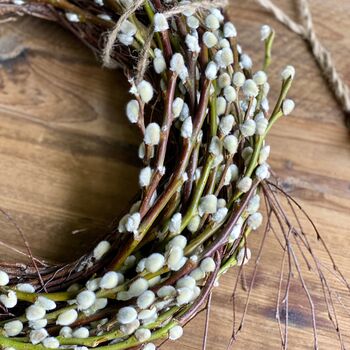 Handmade Catkins || Pussy Willow Birch Wreath, 7 of 10