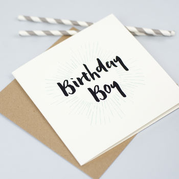 'Birthday Boy' Card, 2 of 3