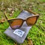 Orleans Bamboo Frame With Amber Lens Sunglasses, thumbnail 4 of 9