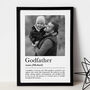 Personalised Godfather Print, Gift For Godfather, thumbnail 2 of 6