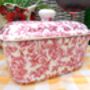 Lidded Butterdish In Pink Blossom Chintz Design, thumbnail 6 of 8