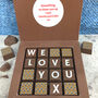 Personalised I/We Love You Chocolate Gift, thumbnail 2 of 6