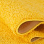 The Rugs Plain Yellow Shaggy Rug, thumbnail 4 of 11