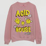 Acid House Men's Festival Sweatshirt, thumbnail 3 of 4