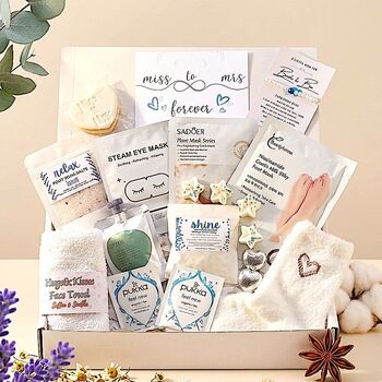 Miss To Mrs Something Blue Pamper Hamper, 2 of 11
