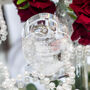 Floral Frame Acrylic Heart Wedding Ring Box, thumbnail 4 of 5