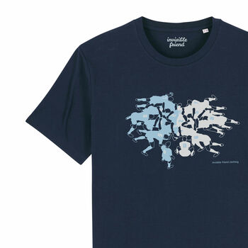 Rugby Scrum Organic Cotton T Shirt, 2 of 6