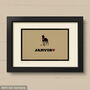 Personalised Whippet Print For One Or Two Dogs, thumbnail 5 of 12