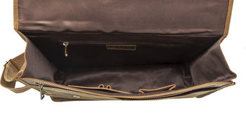 Urban Leather Satchel Bag, 8 of 10