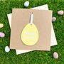 Happy Easter Acrylic Egg Decoration Card, thumbnail 3 of 4
