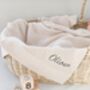 Beautifully Embroidered Soft Cotton Knit Baby Blanket, thumbnail 4 of 12