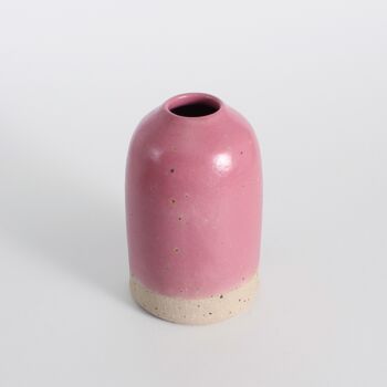 Fuchsia, White And Gold Ceramic Flower Bouquet, 12 of 12