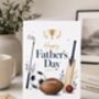 Sports Dad Father’s Day Card, thumbnail 6 of 6