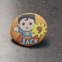 Personalised Baby Superhero Birthday Badge, thumbnail 2 of 9