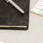 Vintage Leather Personalised Lined Notebook Journal, thumbnail 3 of 8