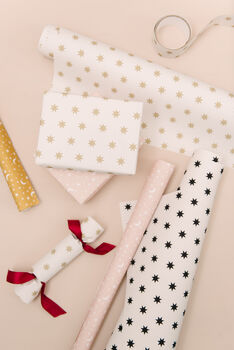 Christmas Stars Luxury Wrapping Paper, 4 of 4