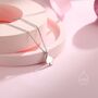 Sterling Silver Tiny Spade Pendant Necklace, thumbnail 4 of 12
