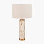 Natural Stone Effect Ceramic Tall Table Lamp, thumbnail 2 of 7