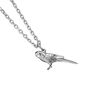 Sterling Silver Budgie Necklace, thumbnail 1 of 6