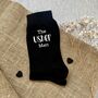 The Usher Personalised Wedding Day Socks, thumbnail 1 of 3
