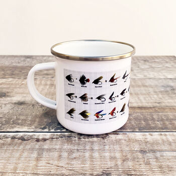 Fly Fishing Enamel Mug, 4 of 4