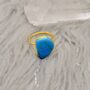 Gold Turquoise Ring, thumbnail 6 of 10