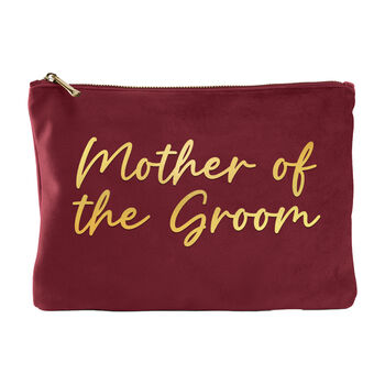 Luxurious Velvet Bridal Party Makeup Bags, 9 of 9