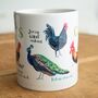Set Of Four Bird Mugs: Tits, Boobies, Cocks And Peckers, thumbnail 7 of 10