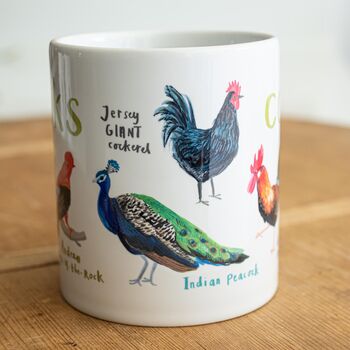 Set Of Four Bird Mugs: Tits, Boobies, Cocks And Peckers, 7 of 10