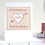 Personalised Cupids Arrow Christmas Card For Him Or Her, thumbnail 1 of 12